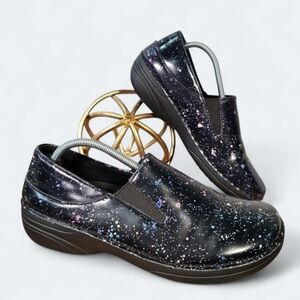 Spring Step Manila Clogs Women's Shoe Size 8.5 Patent Leather Work Multicolor